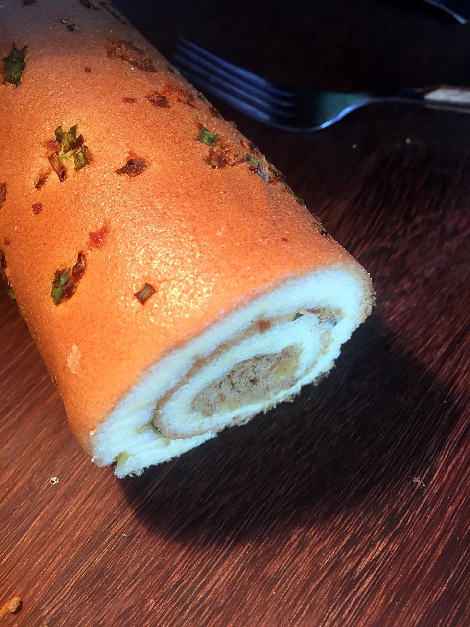 香葱肉松肥蛋糕卷～