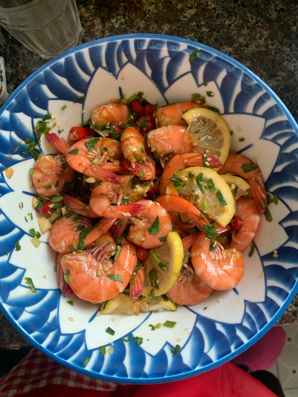 酸酸辣辣柠檬虾