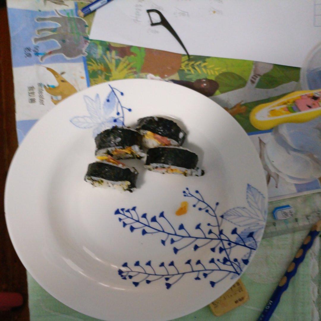 三分钟简易版寿司（普通米饭版，无需寿司醋）