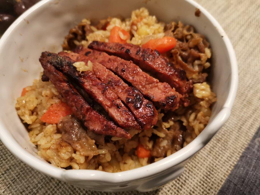 好吃的黑椒肥牛饭