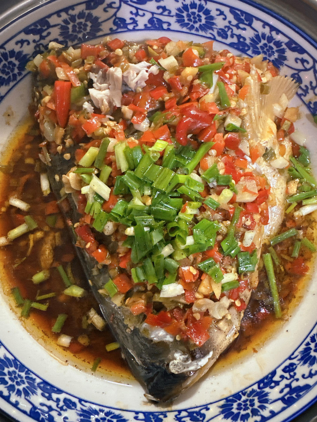 最好吃的剁椒鱼头（绝剁双椒）