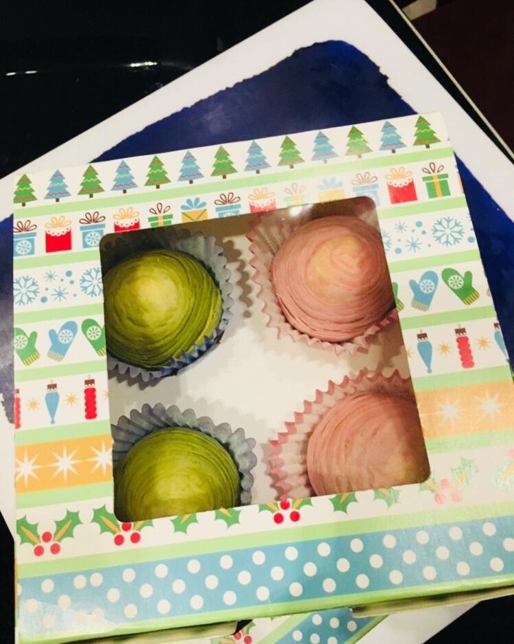 蛋黄酥~紫薯、抹茶、原味~花好月圆，中秋快乐~内附一次做六色蛋黄酥方法~