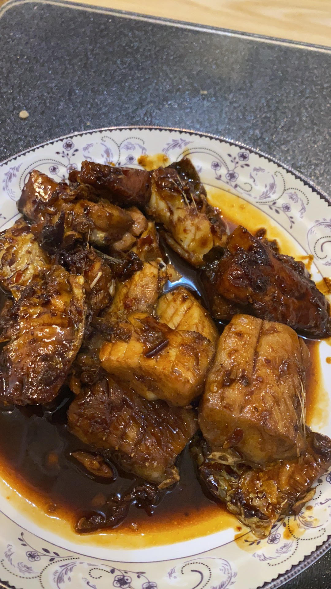 不会烂的红烧鱼块