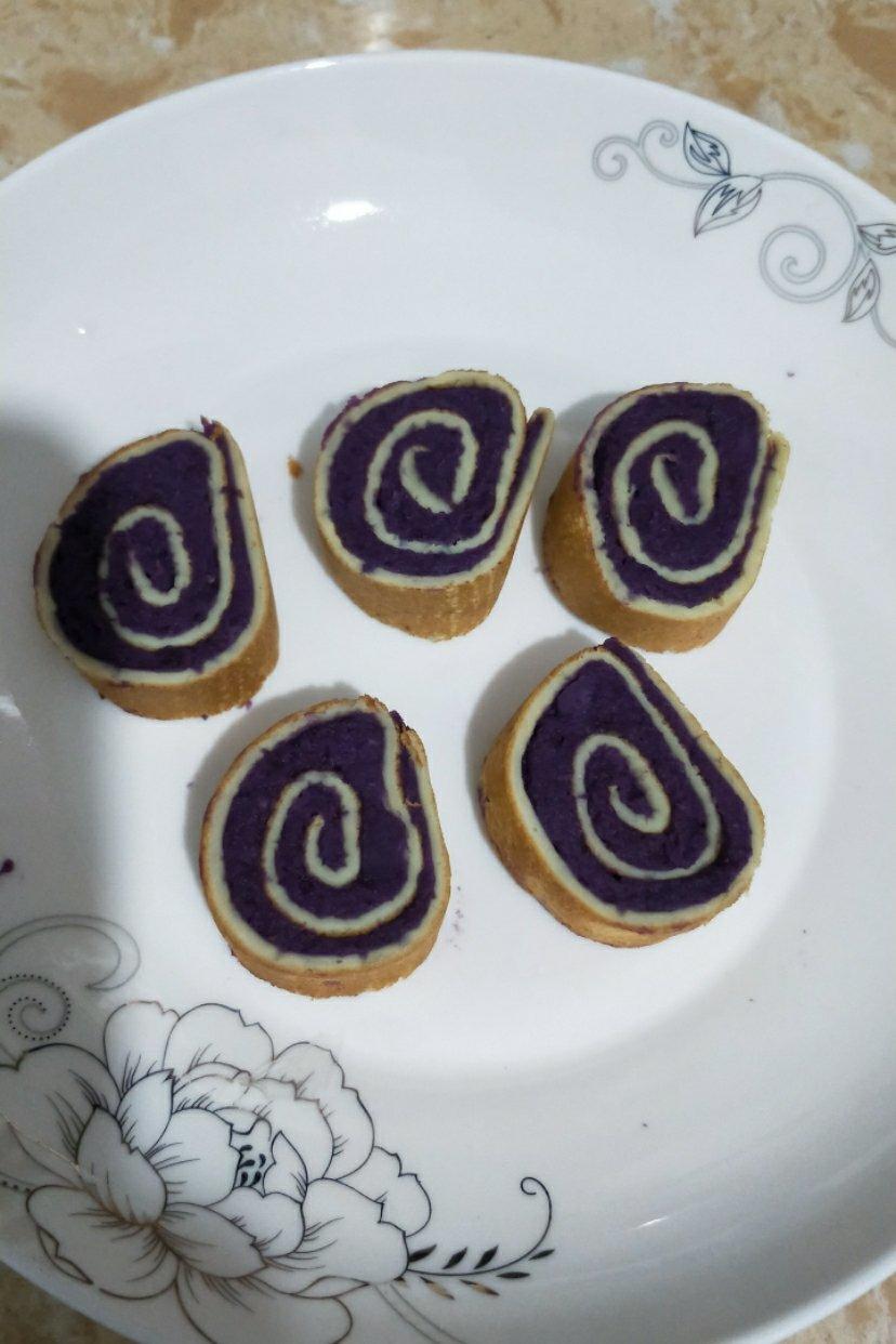 紫薯蛋卷