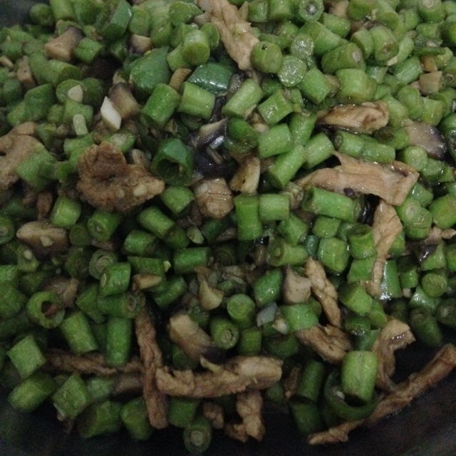 香菇豆角