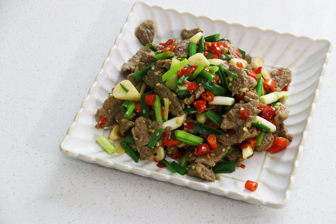 小炒黄牛肉的做法