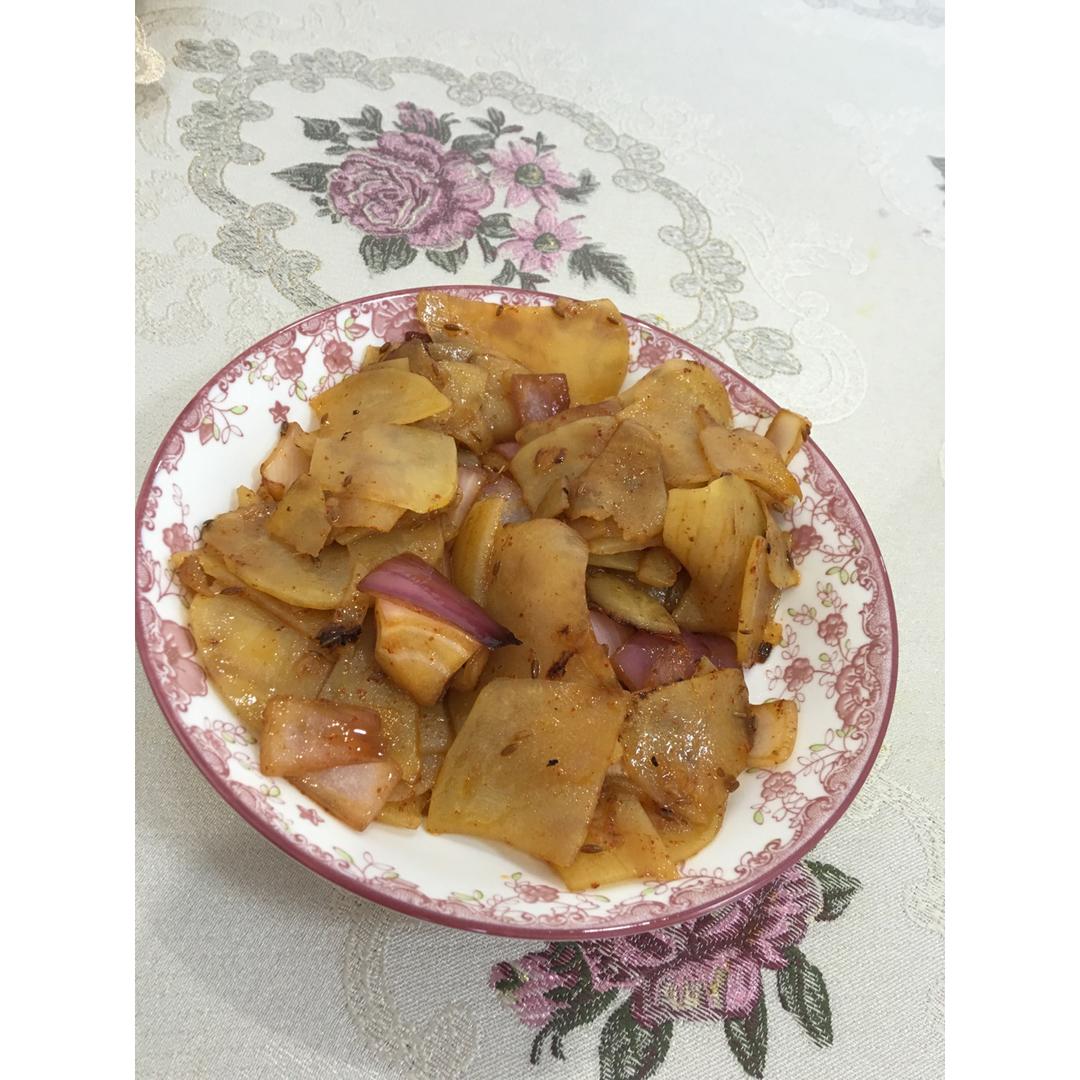 孜然洋葱土豆片