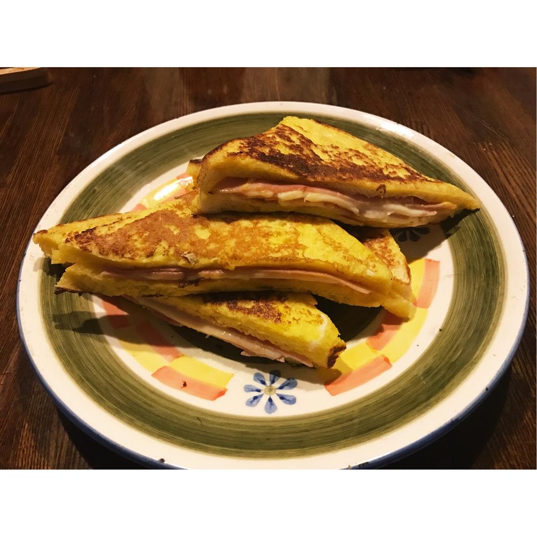 港式小食火腿西多士