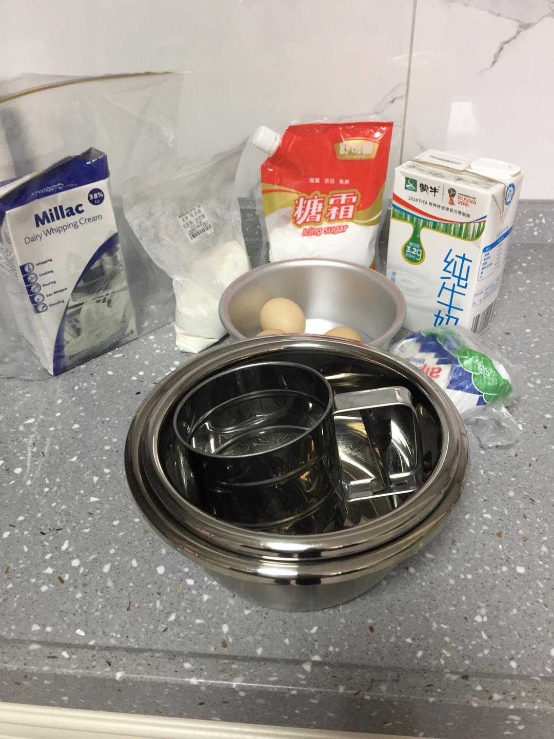 纯奶手撕吐司的做法 步骤1