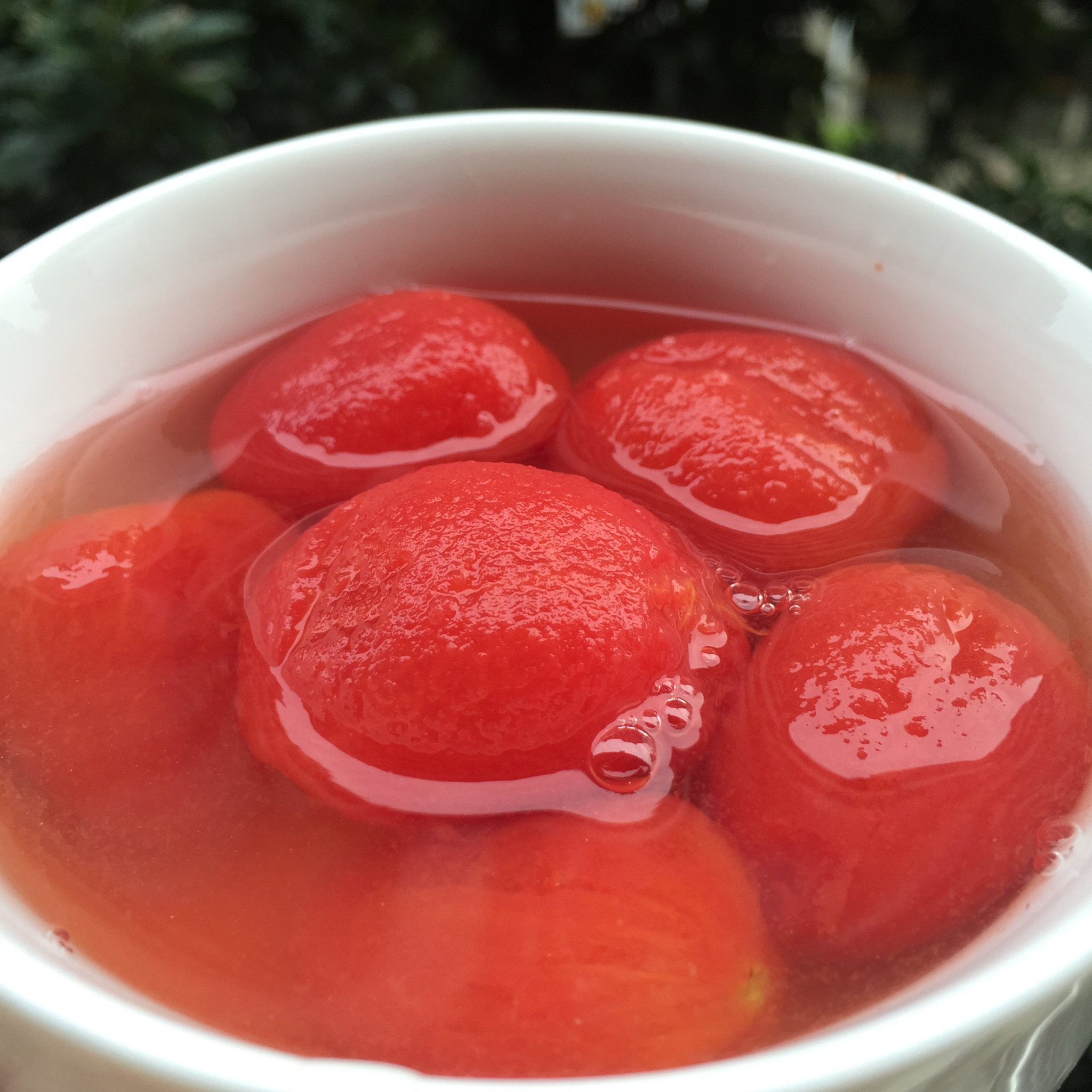 泡泡泡泡做的话梅小番茄