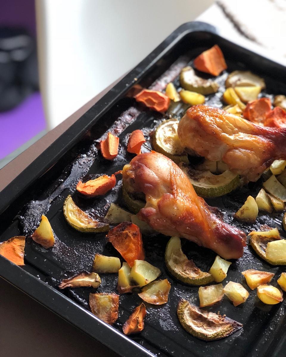 烤箱菜-鸡腿蔬菜乱炖