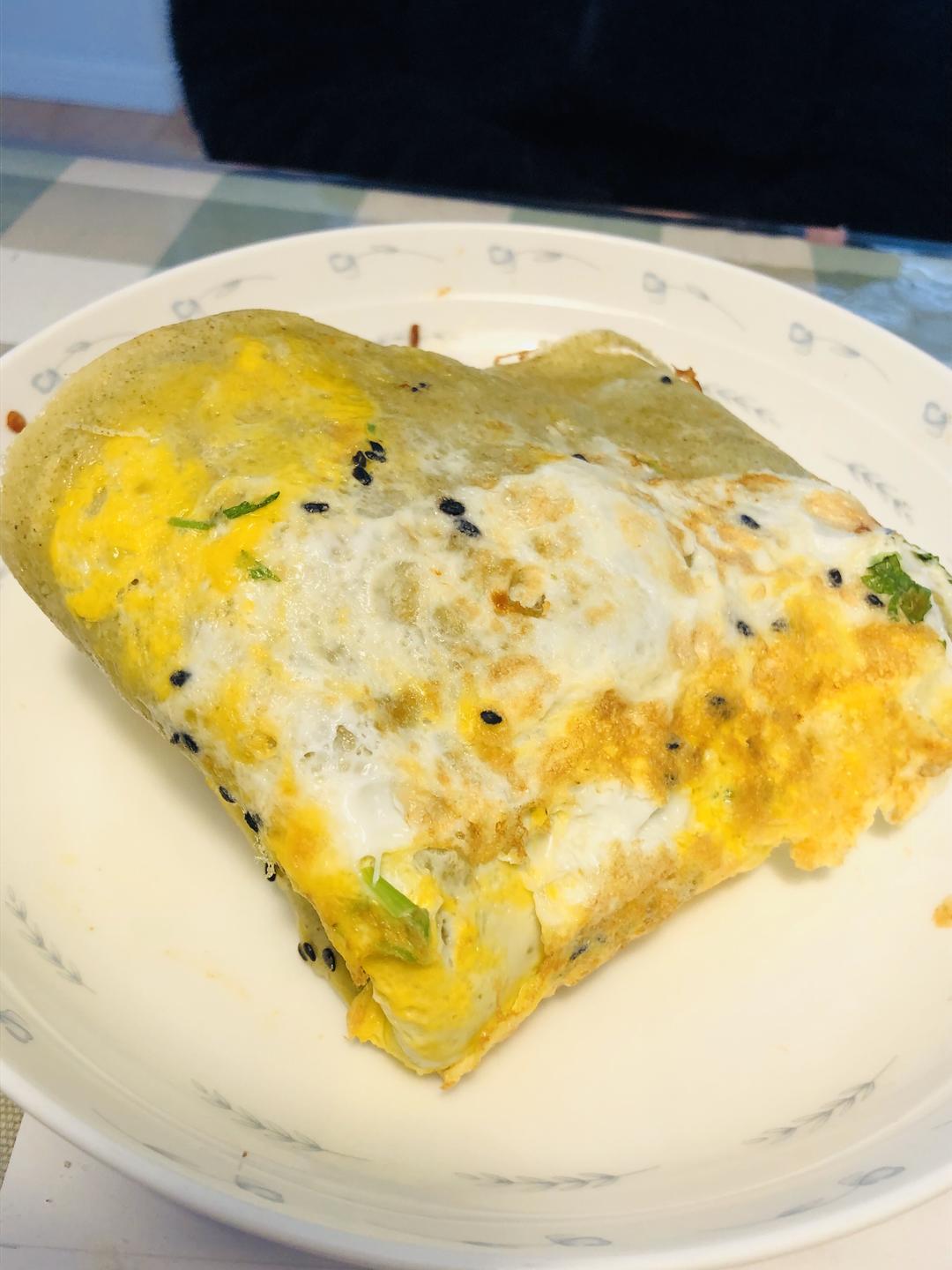 小白初试煎饼果子～家庭版