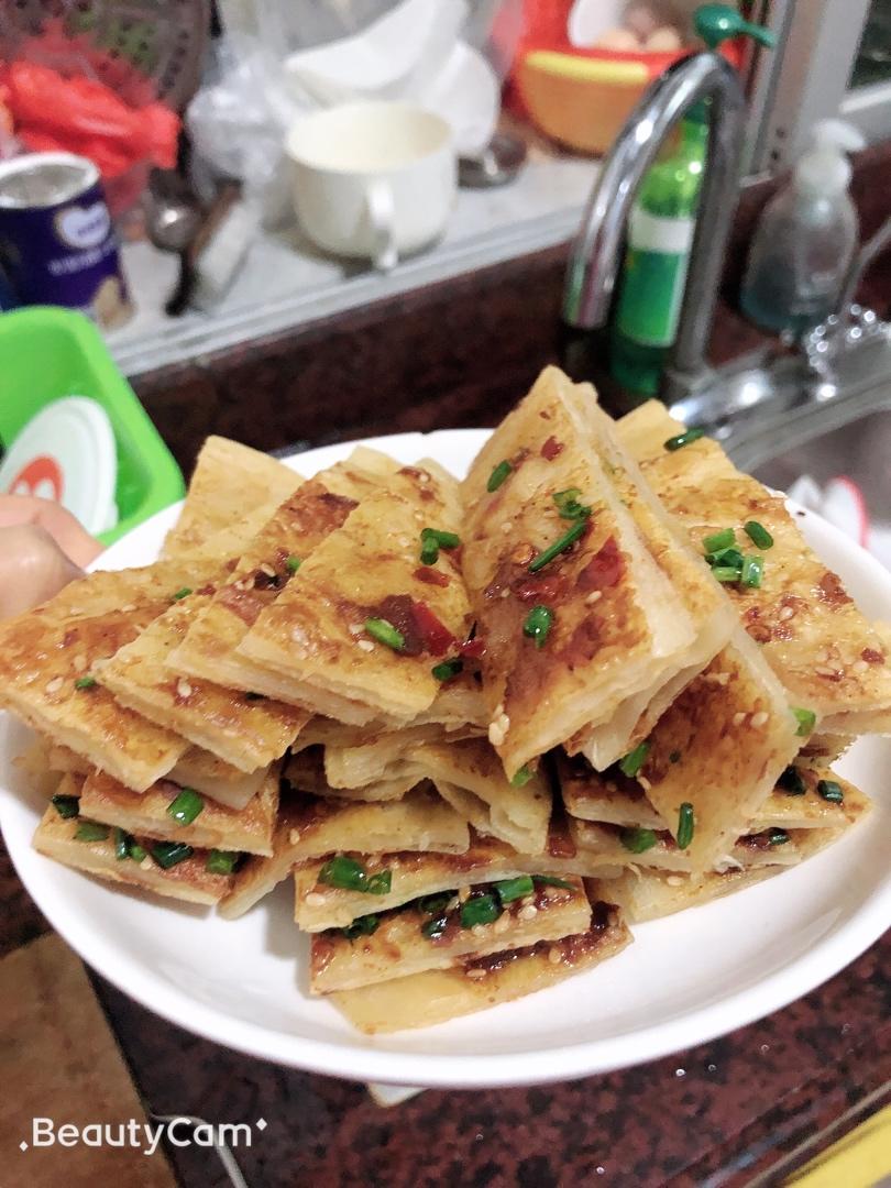 酥的掉渣的酱香饼，老公说都可以开店啦
