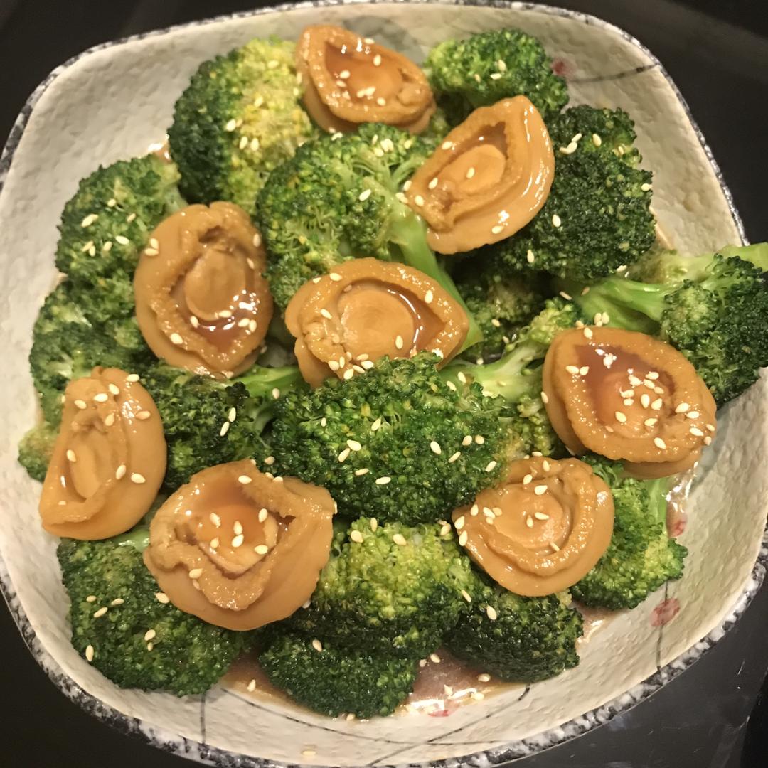 鲍汁香菇西兰花