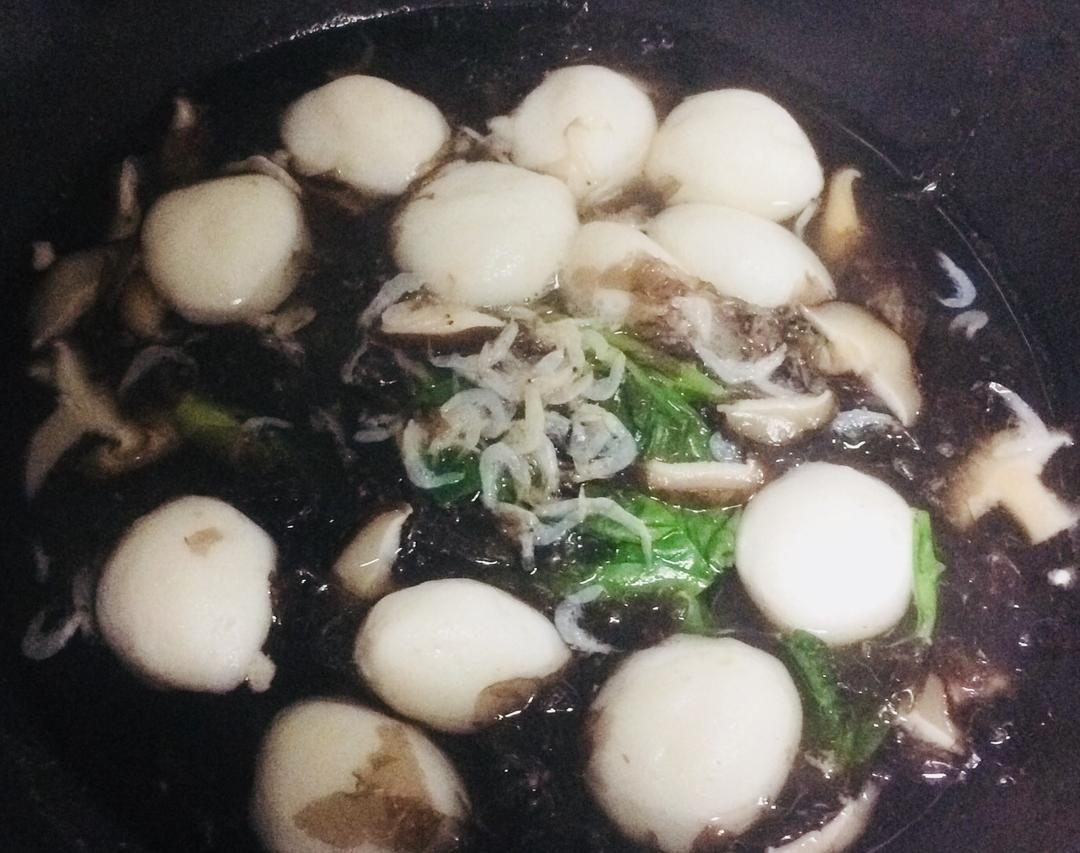 紫菜虾皮鱼圆汤 10分钟