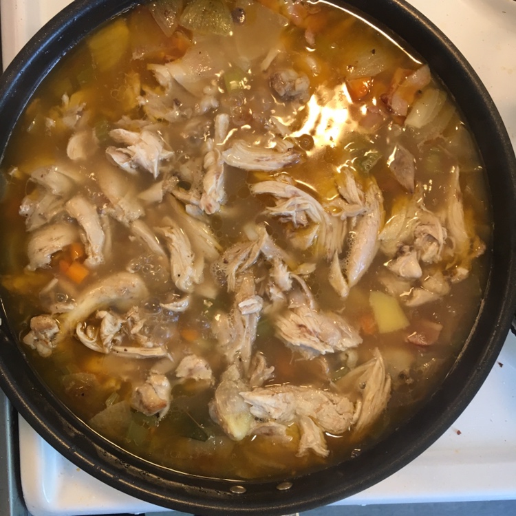 蔬菜高汤版鸡汤的做法 步骤13