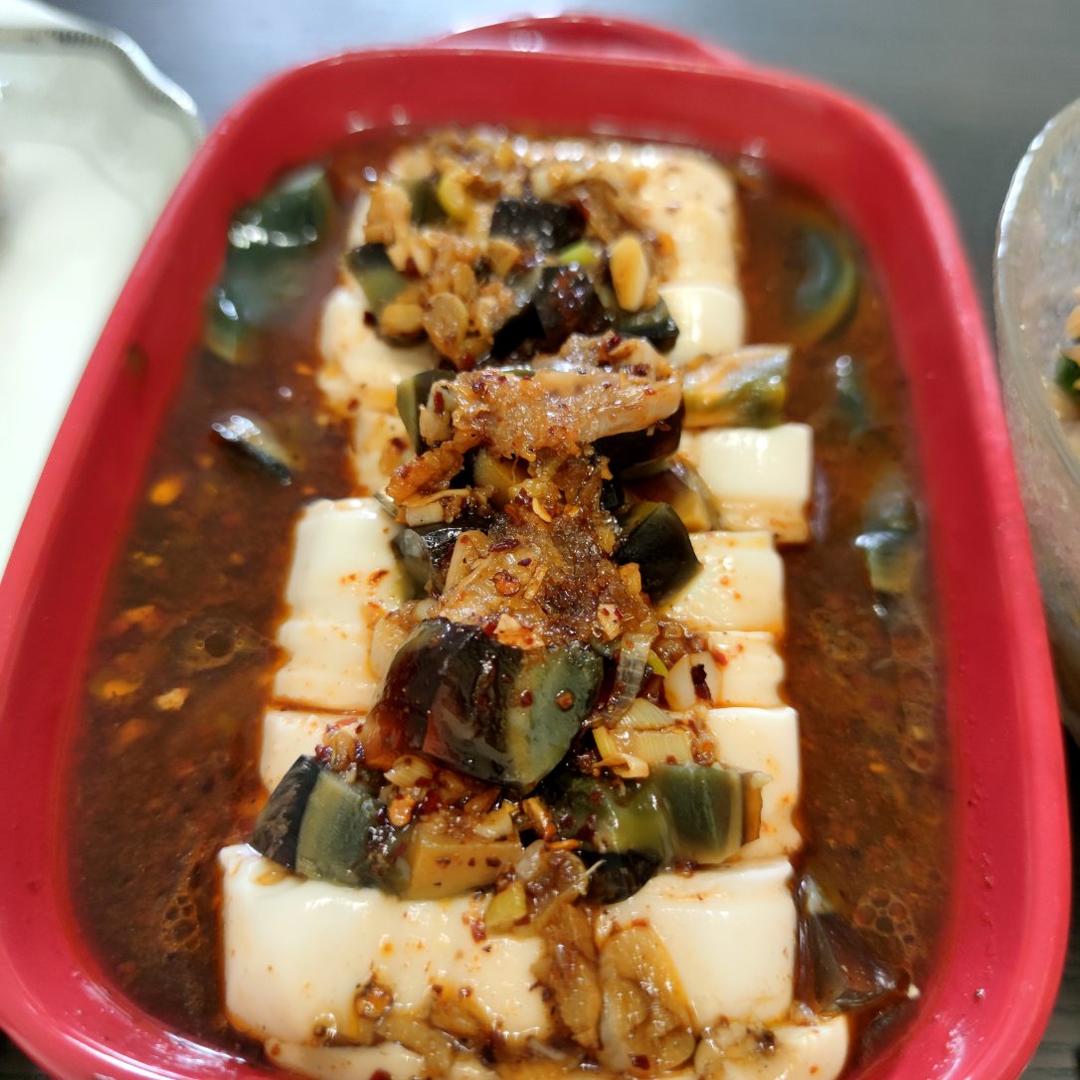 【最佳CP～】凉拌皮蛋豆腐✨