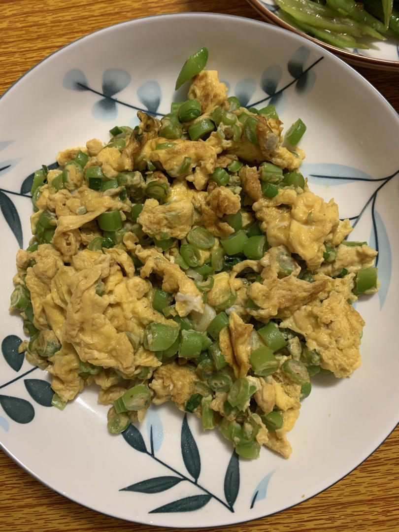 豆角粒炒蛋