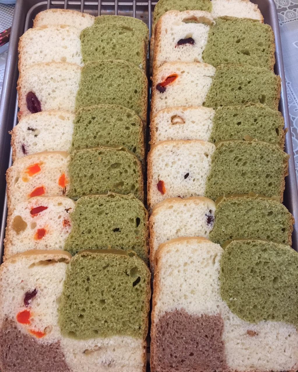 蔓越莓三色吐司