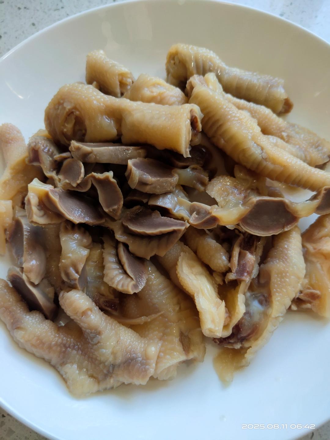 糟卤鸡爪鸡胗