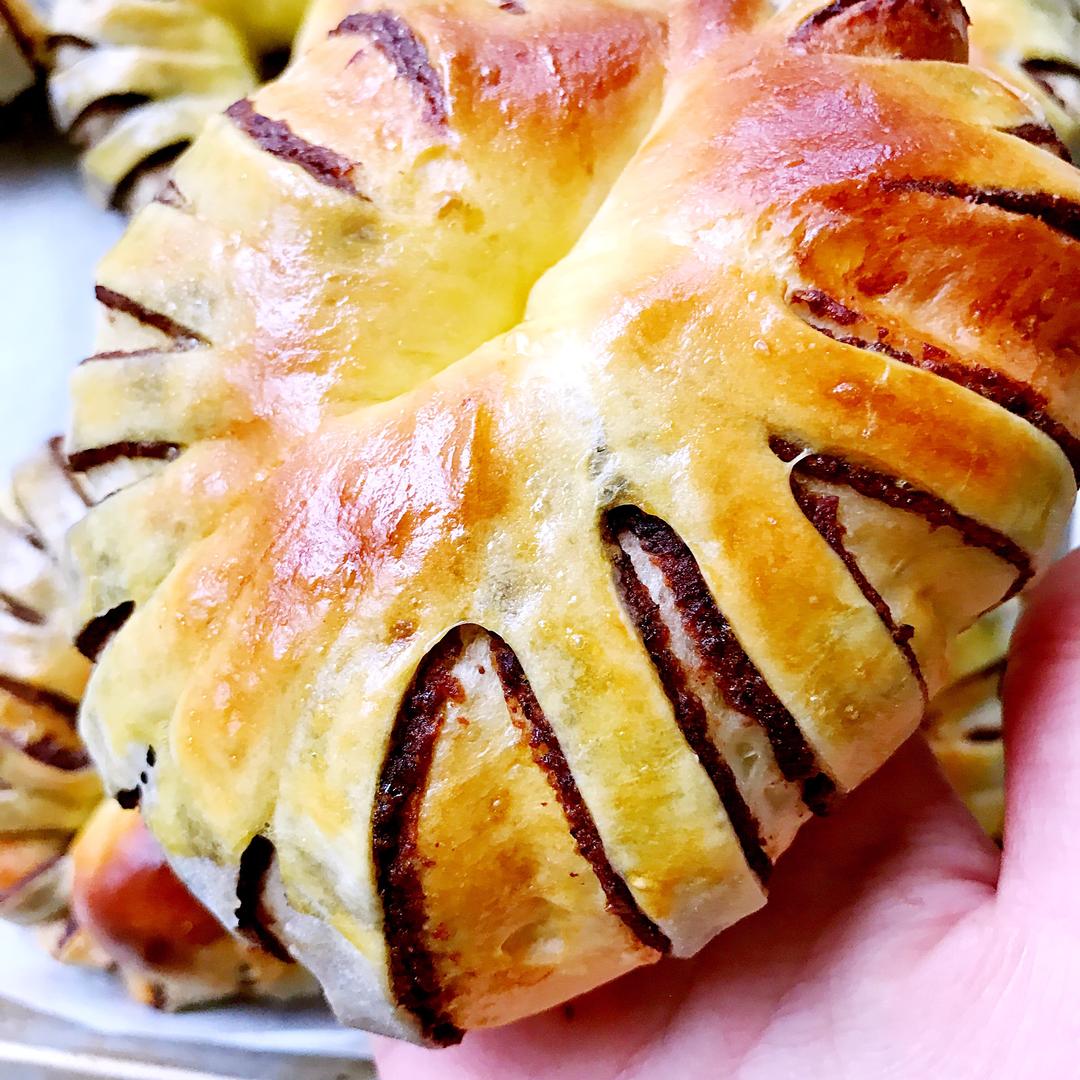 豆沙面包圈的做法