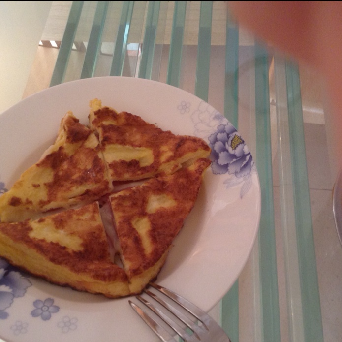 十分钟快手早餐【港式火腿西多士】