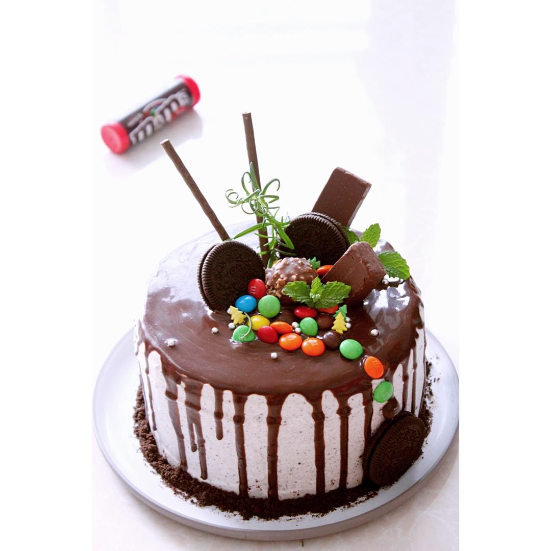 风靡欧美的滴落蛋糕~巧克力盛宴dripping cake