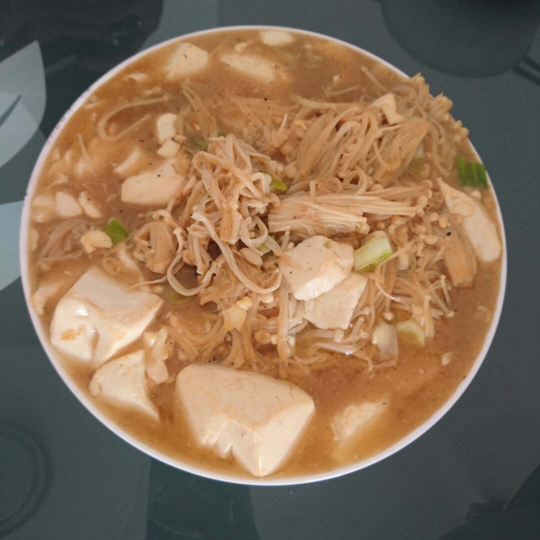 超级下饭菜--金针菇日本豆腐