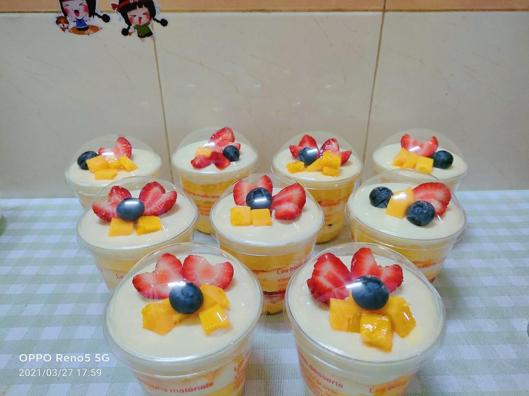 《Tinrry+》心形草莓奶油蛋糕杯