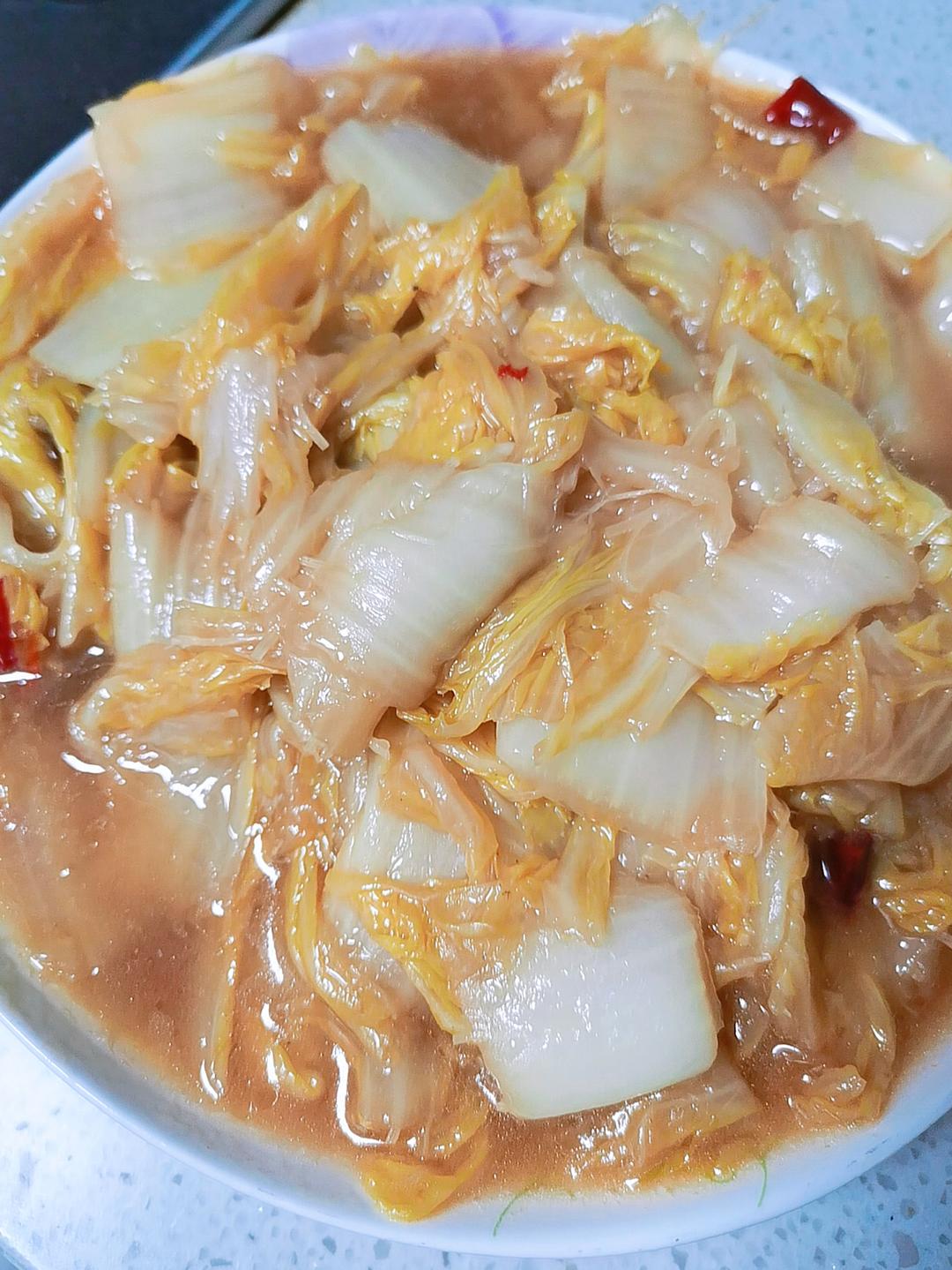 爆下饭的酸辣白菜（零难度）