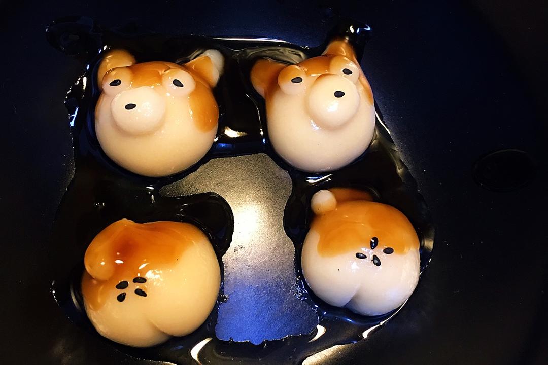 garfiuld做的柴犬汤圆(豆腐版)