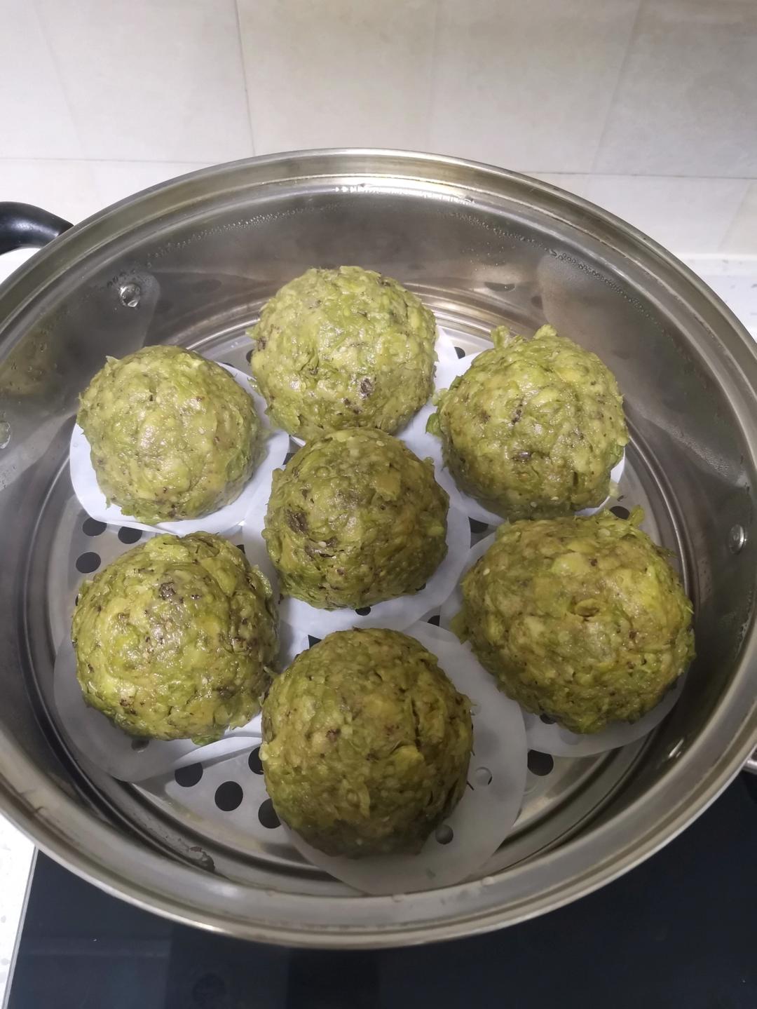 榆钱窝窝（蒸出来还是翠绿色哦）㊙️