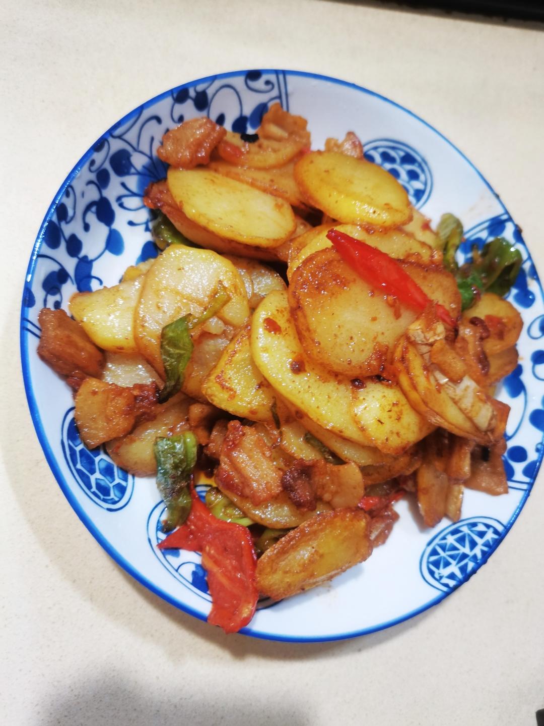 干锅土豆片