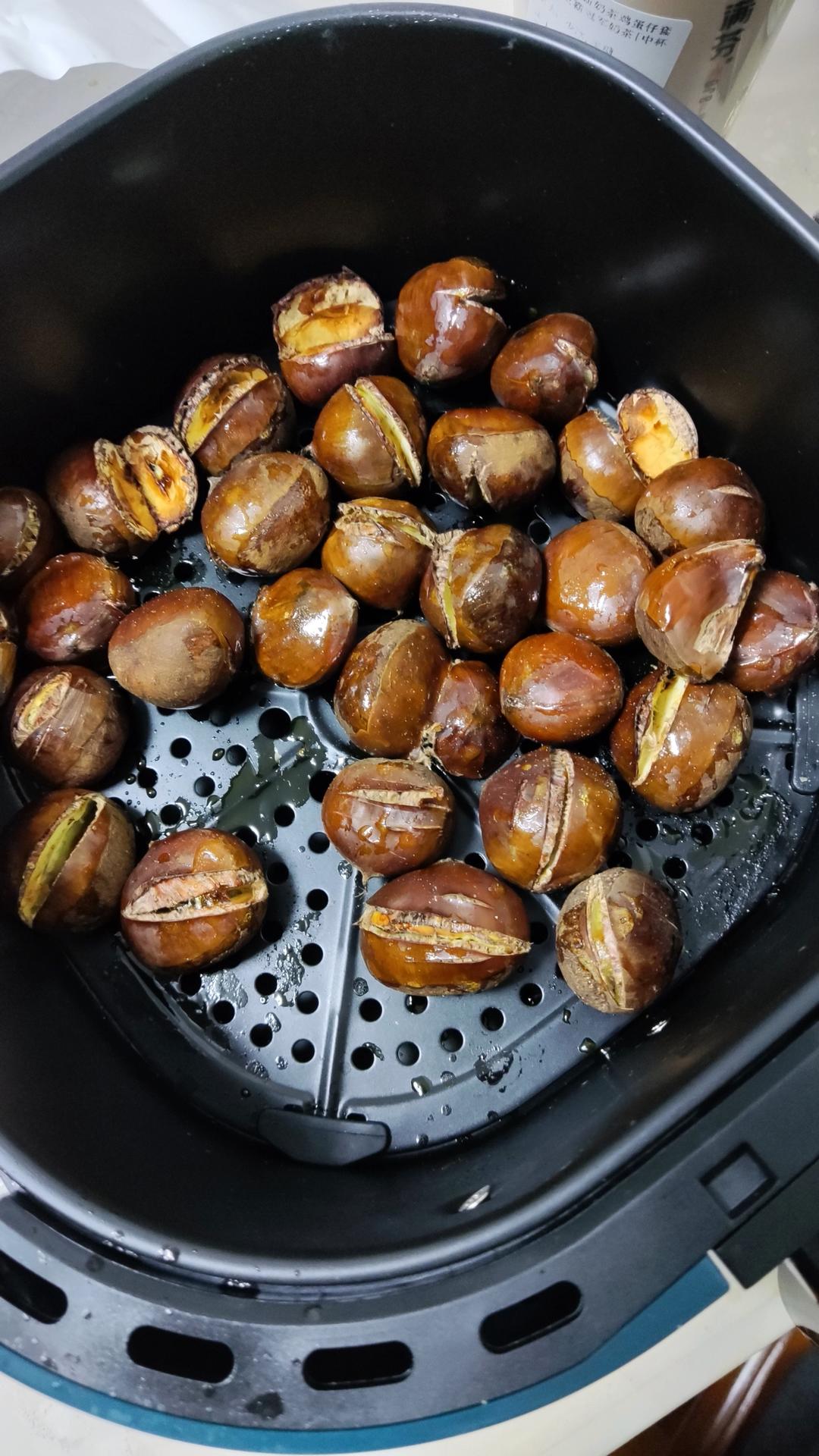 空气炸锅烤栗子