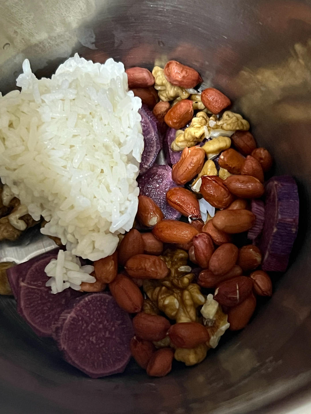 ༄「紫薯核桃米饭🍚糊」༄