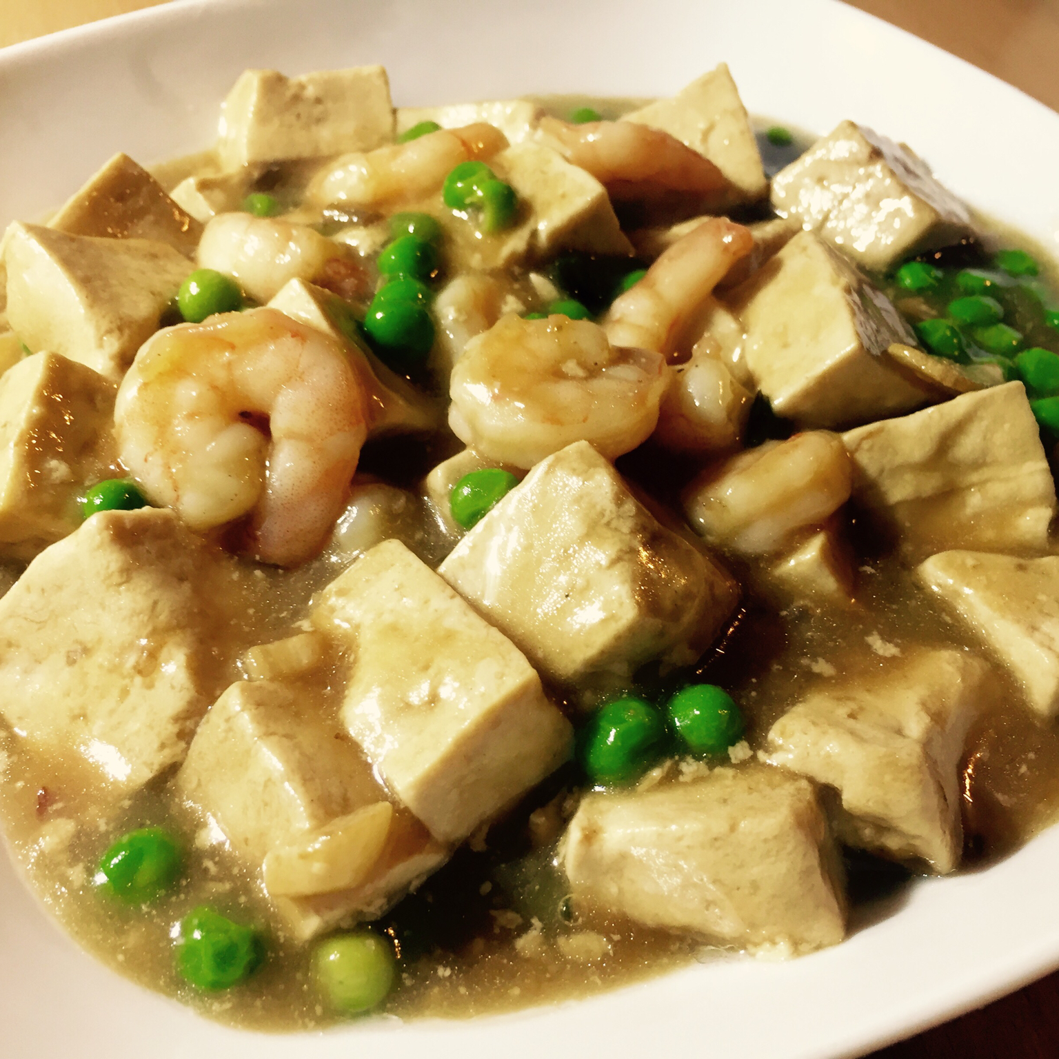 虾仁豆腐