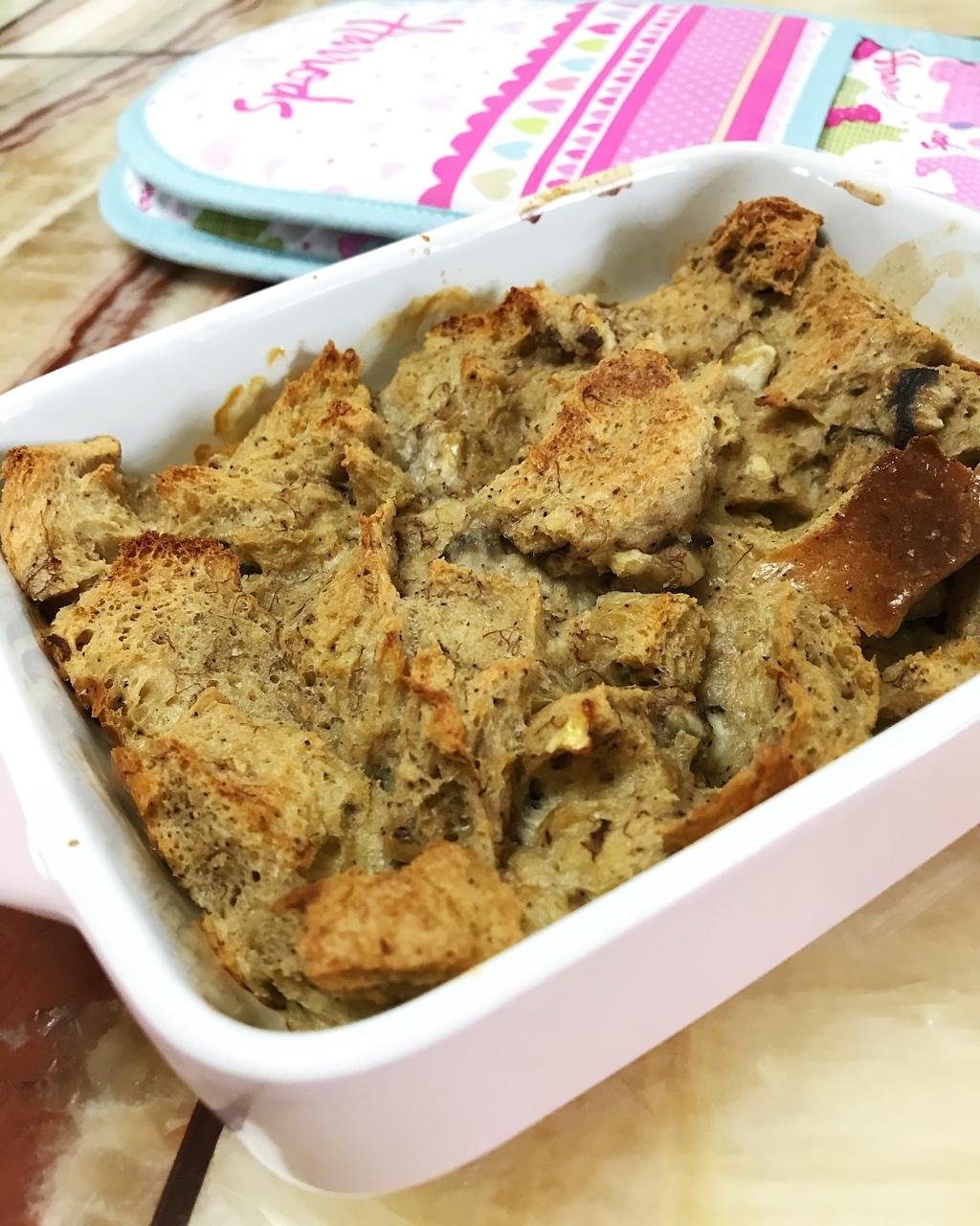 牛奶吐司鸡蛋布丁（失败吐司的归处）
