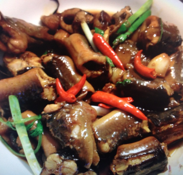 傻猪-10做的黄焖鳝鱼