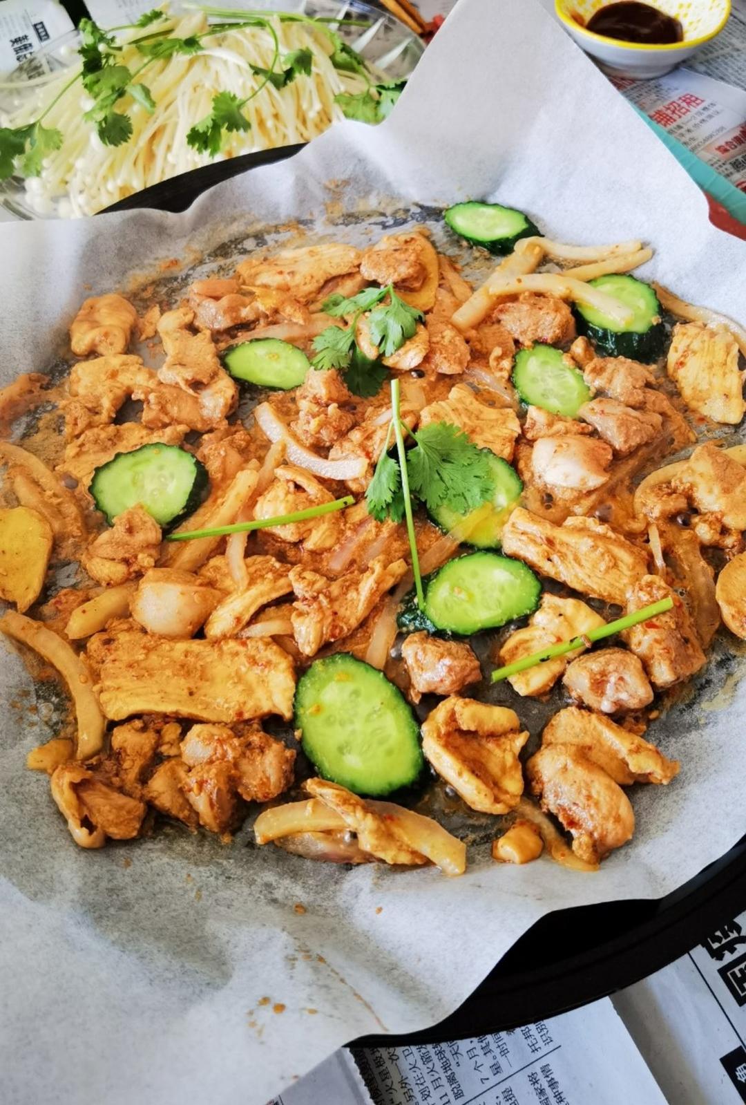 电饼铛韩国烤肉➕烤肉拌饭➕卷饼