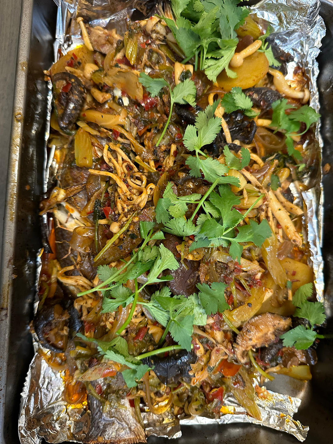 重庆烤鱼(烤箱版)爆好吃，爆简单