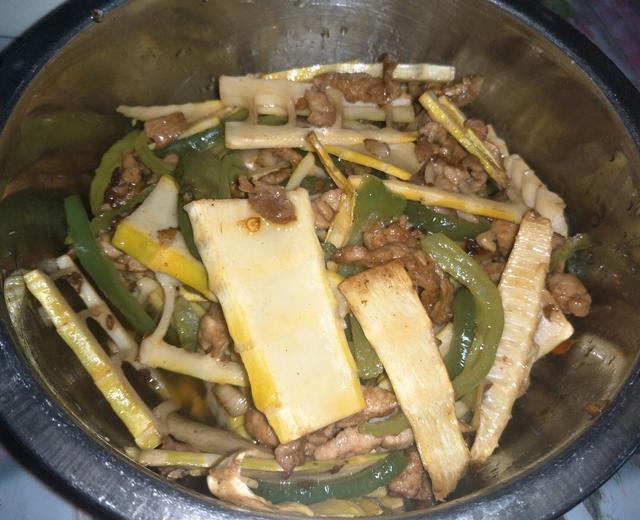 竹笋炒肉丝的做法