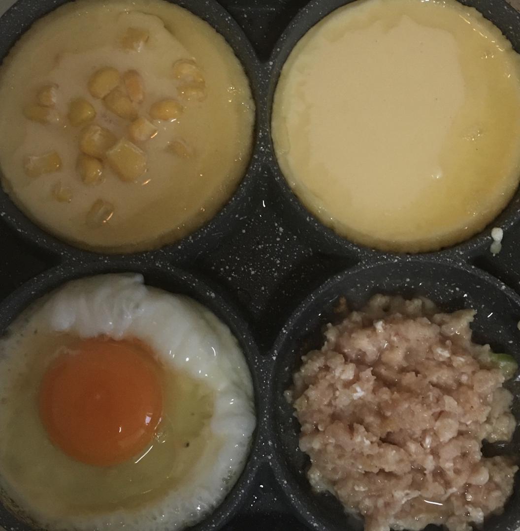 家常早餐汉堡蛋堡