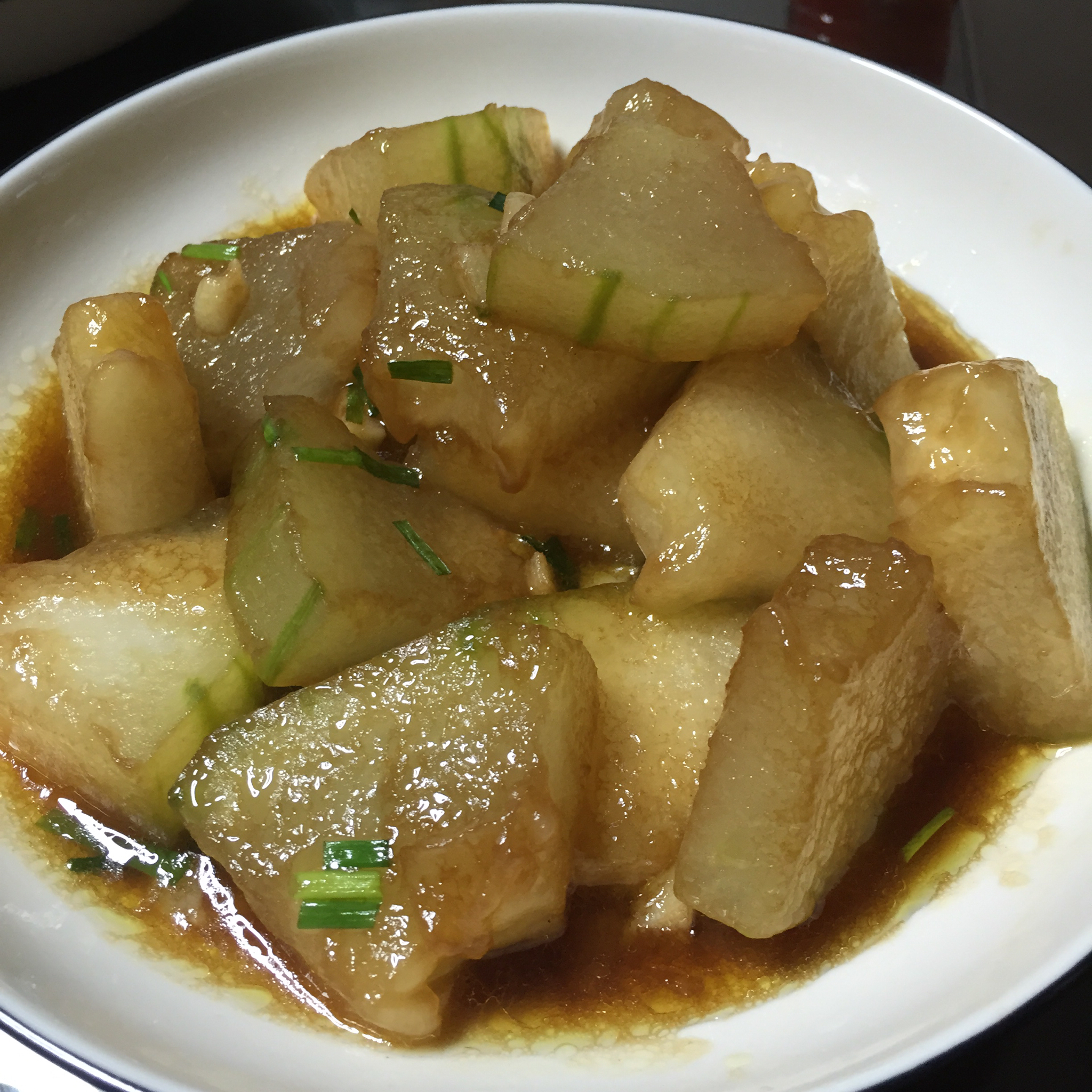 苍云断秋做的蚝油焖冬瓜