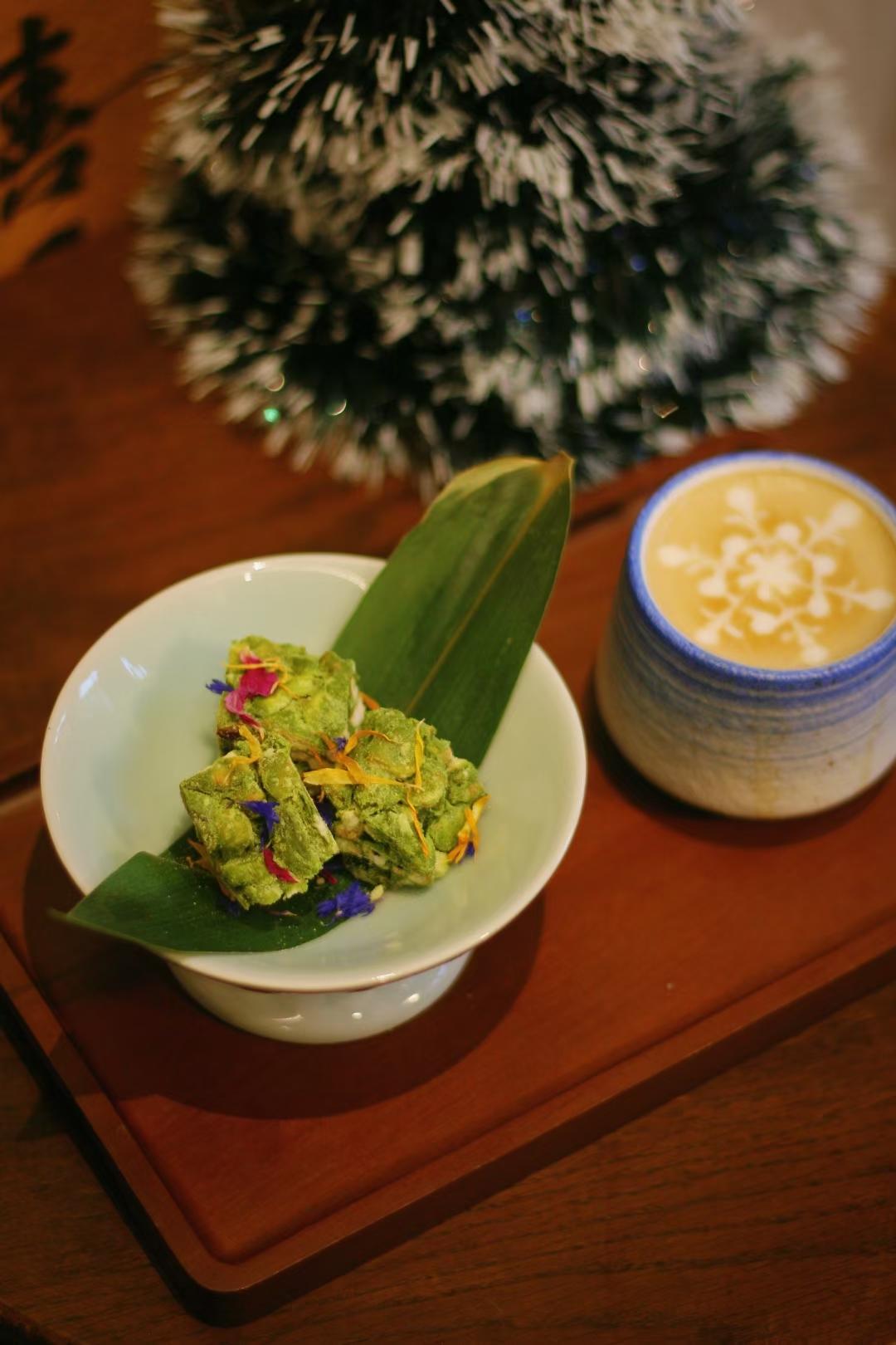 龙井雪花酥的做法