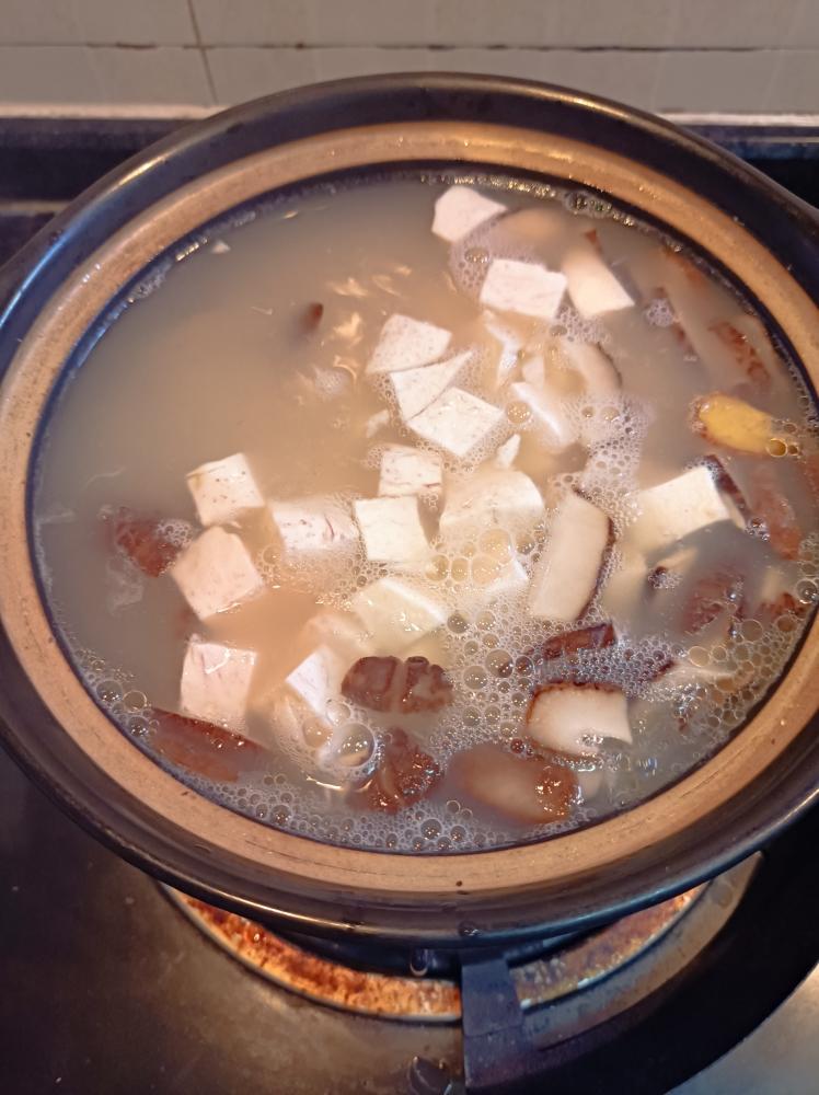 节气蔬食~寒露~香芋砂锅粥的做法 步骤13