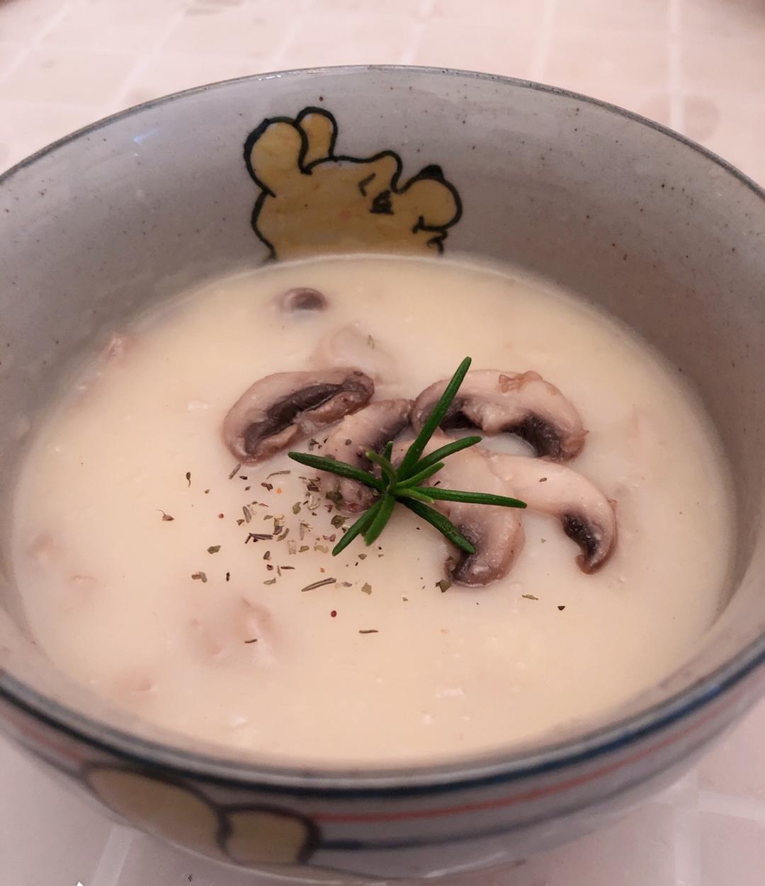 奶油鸡茸蘑菇汤（必胜客同款）