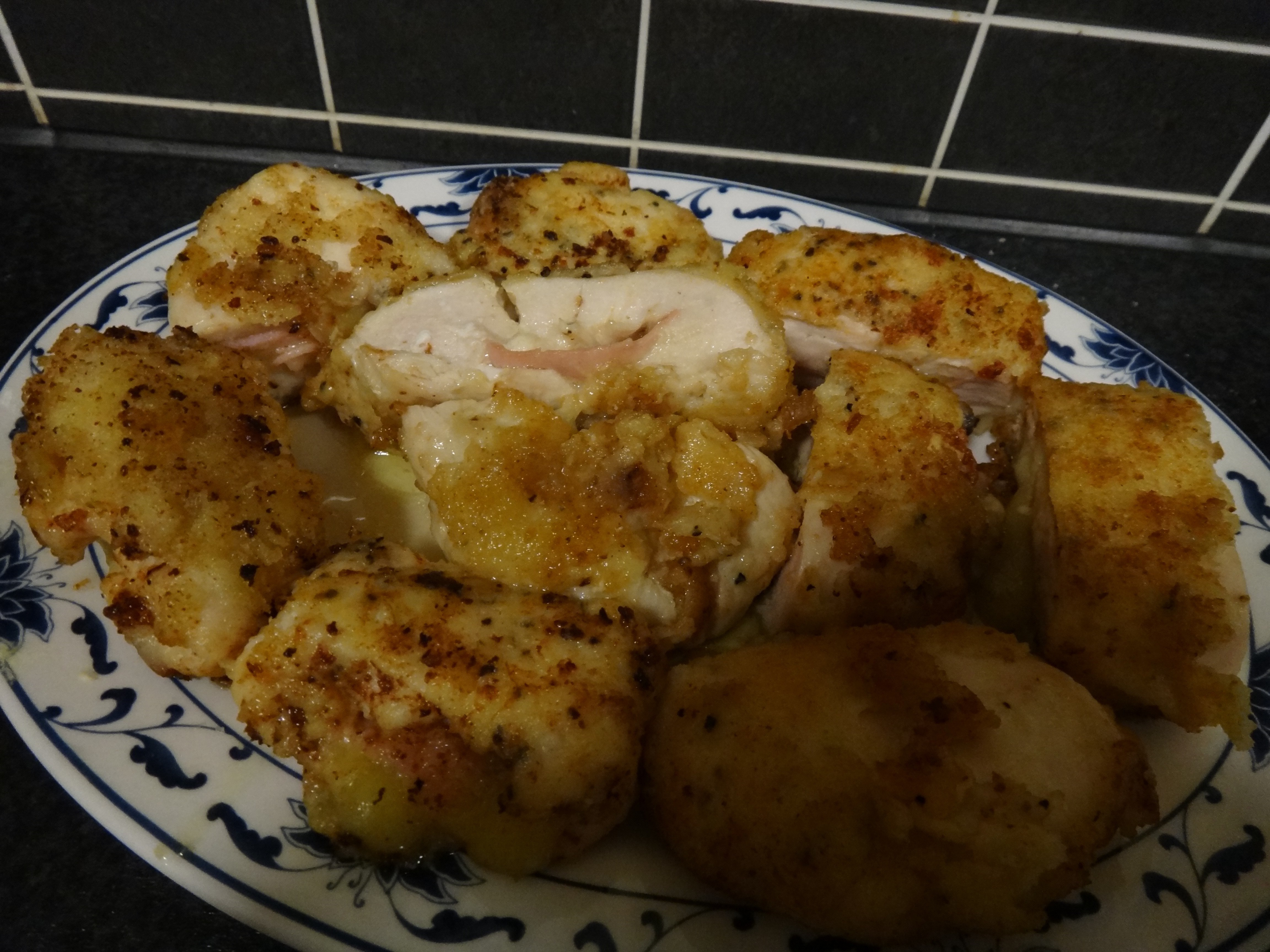鸡肉起司卷