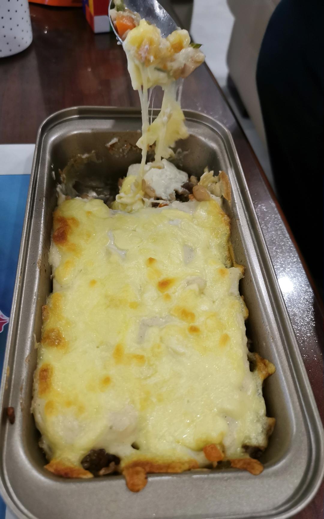 海鲜芝士焗饭（零失败超简单）