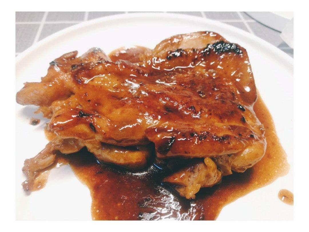 照烧蒜香版鸡腿饭的做法