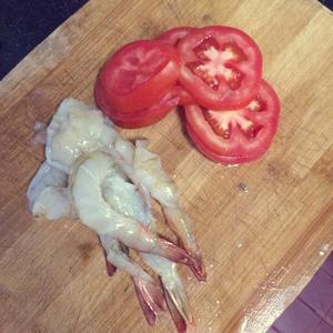 大虾焗饭（微波炉版）的做法 步骤2
